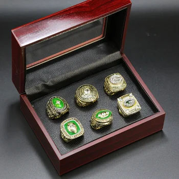 The NFL 1961 1965 1966 1967 1996 2010 Green Bay Packers 6pcs championship rings