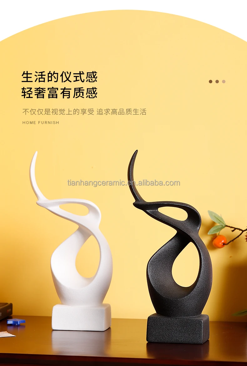 Modern Abstract Sculpture Home Decoration Accessories for Living Room Office Decoration Decorative Statues Souvenirs for Home.jpg