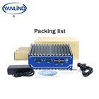 Computer Fanless Yanling Onboard 4gb Ram Fanless Mini Computer In-tel J1900 Quad Core Gsm Pc Support Dual 4G LTE