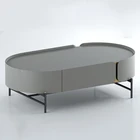 Furniture Oval ZEEN Furniture Wholesale Hot Sale Modern Minimalist Oval Coffee Tables