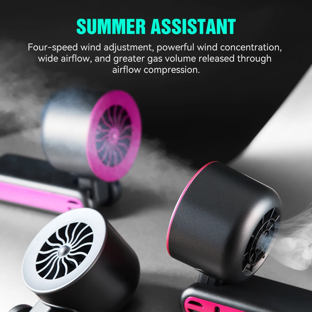 Handheld Outdoor Portable Fan, ABS, H6 - detail 10