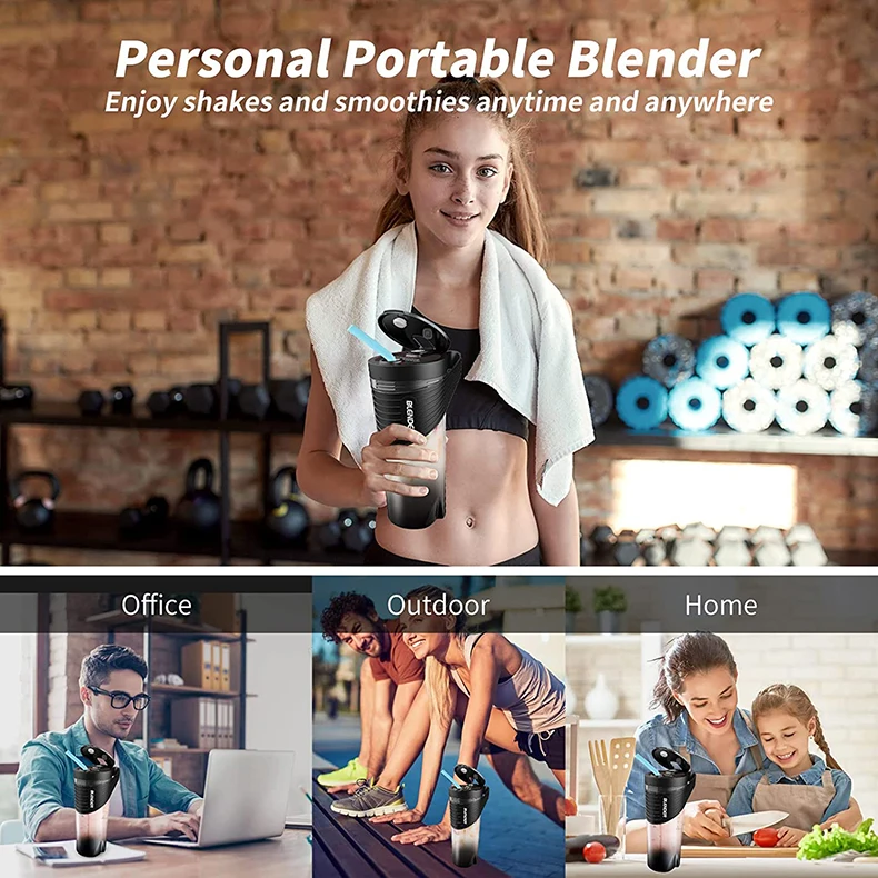 Portable Electric Fruit Juicer Handheld Smoothie Multifunction Maker Blender Stirring USB Rechargeable 3 in 1 Mini Juice Cup