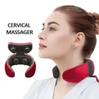 Multifunctional electronic tens pluse tech magnetic effect shiatsu massage back and cervical neck massager with heat