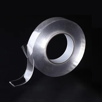 Strong Viscosity Multipurpose Clear Strong Adhesive Wall Tape Washable Two Side Tape Double Sided Transparent Nano Tape