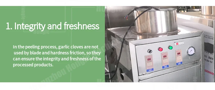 1000 Kg/H Smart Newest Design Garlic Peeler Machine Full-Automatic Commercial Garlic and Ginger Peeling Machine Price details