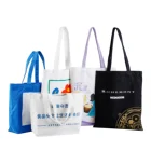 Cotton Bag Oeko Tex Private Label 30 Inches Cotton Pieces For Tote Bag Black Logo