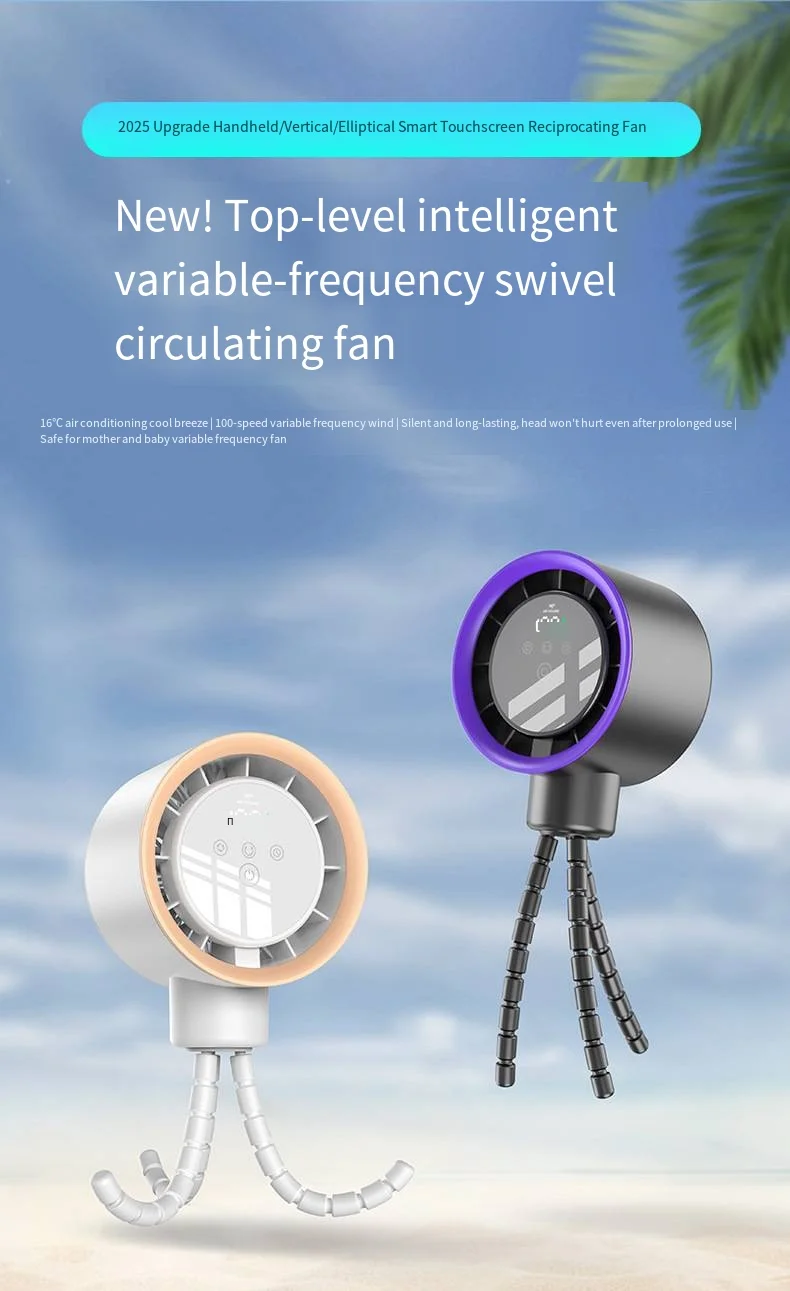 Mini Portable Fan, USB, Plastic - detail 6