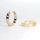 Gold Hoop Hot Selling Simply Stylish Jewelry Cheap Price And High Quality 14k Gold Hoop Earrings For Ladies