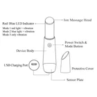 Blue Eye And Lip Beauty Care Instrument With Blue And Red Led Light
