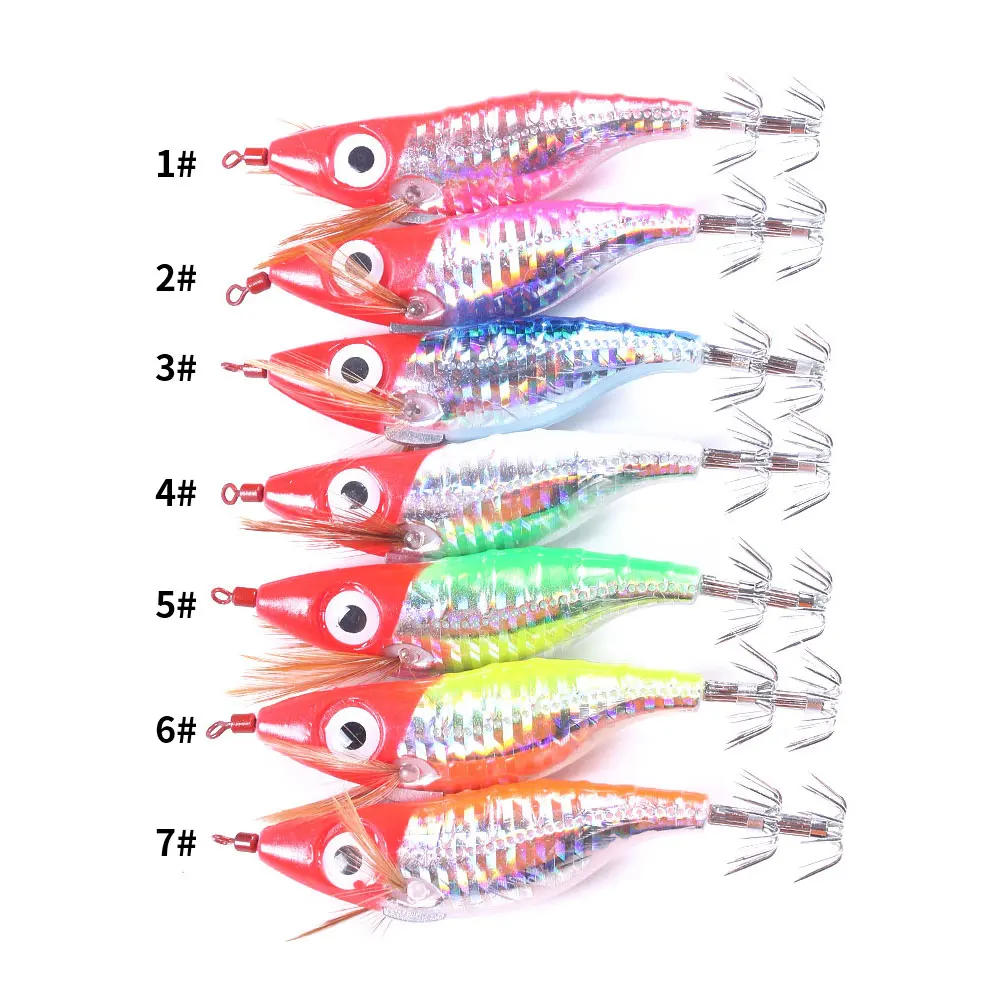 Topline 10Cm/9G Fishing Lure Hard Plastic Octopus Cuttlefish Luminous Squid Jig