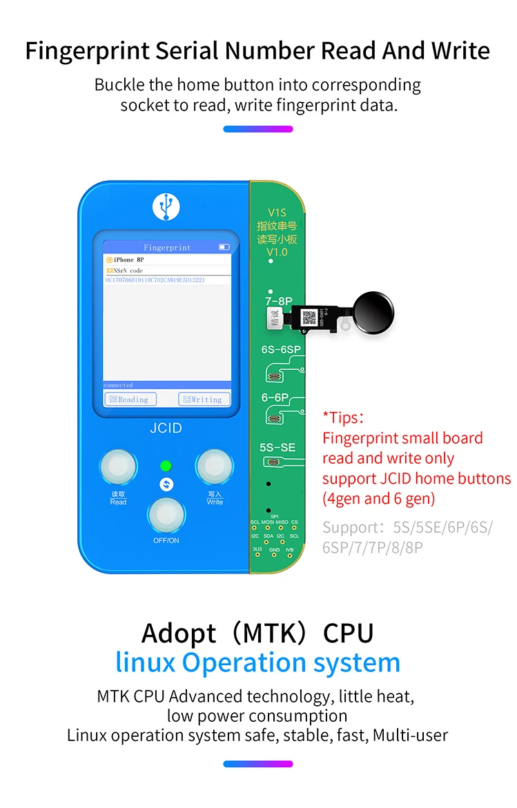 Jc V1se For Phone True Tone Battery Health Face Id Fingerprint Repair