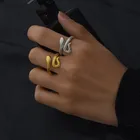 Fashion Snake Ring Wholesale Fashion Trend Jewelry Snake Shape Jewelry Ring For Women