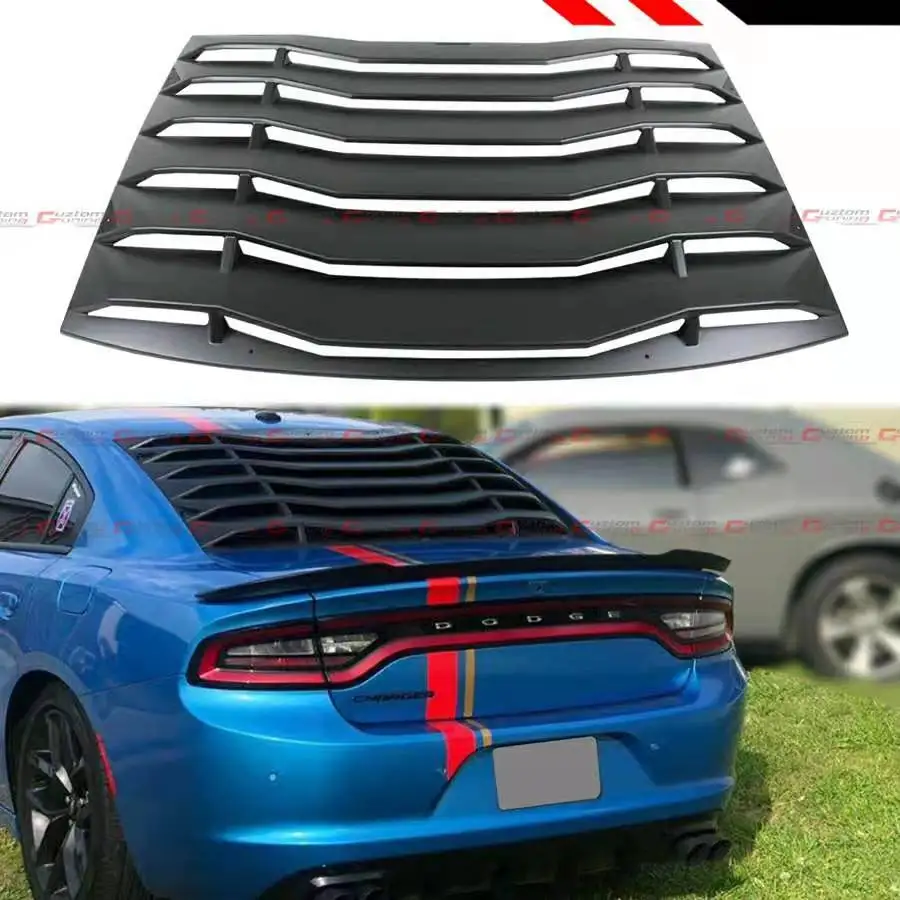 dodge challenger back window louvers