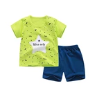 Baby Set 2020 Summer Wholesale Children Kids Clothes Short Sleeve Baby T Shirt Boys Clothing Set COTTON Spring