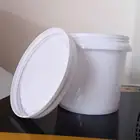 Wholesale White 1L 3L 4.5L 5L 8L 10L 18L 20L 25L 30L Plastic Bucket With Handle And Lid
