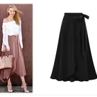 Long Line Skirt Custom Fashion Chiffon Long Women A Line Skirt Pattern