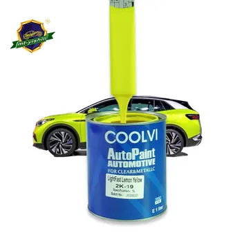 Multi Color auto car color paint Factory Supply auto paint best selling paint car 2k yellow