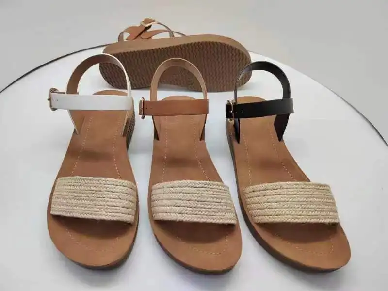 Wholesale PU Sandals Women Open Toe Shoes