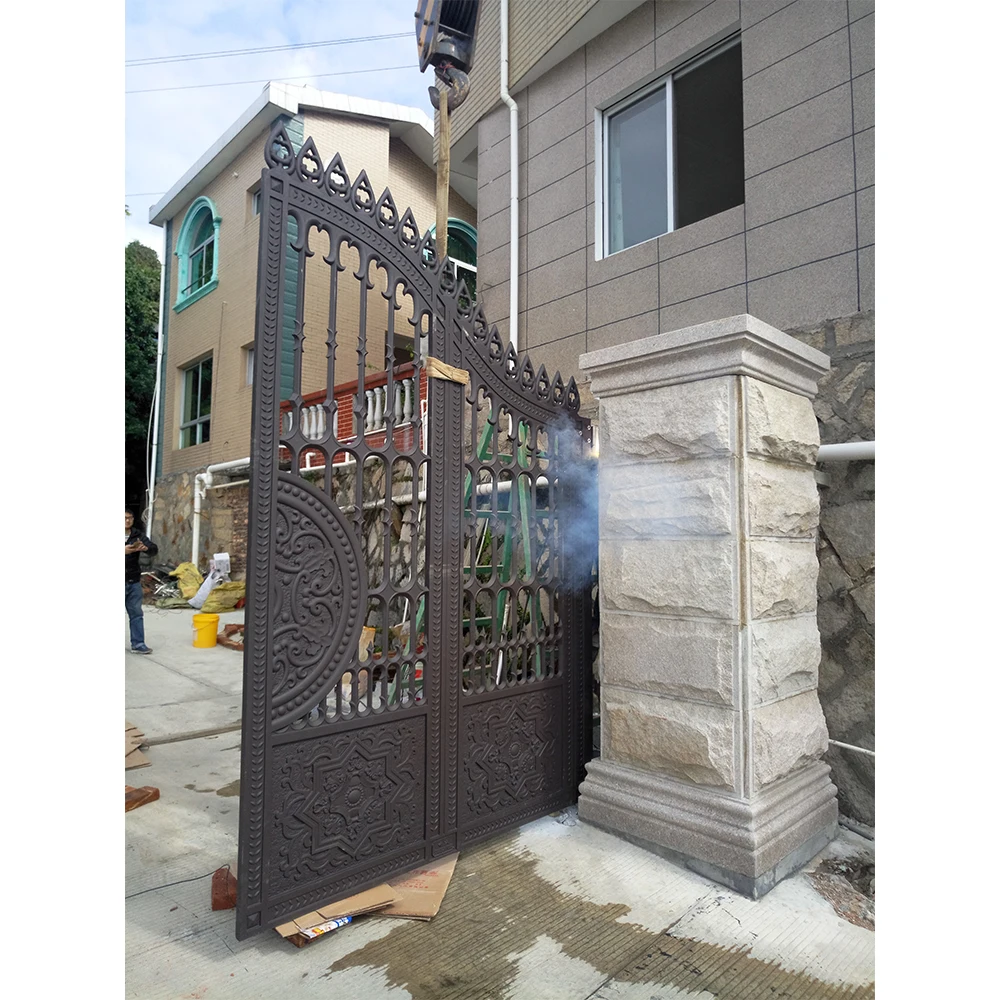Modern Aluminum Gates Design And Fences Metal Sliding Gate Design High  Security Folding Gates Portail Aluminium Gate - Buy Aluminum Gate,Portail  Aluminium,Latest Main Gate Designs Product on Alibaba.com