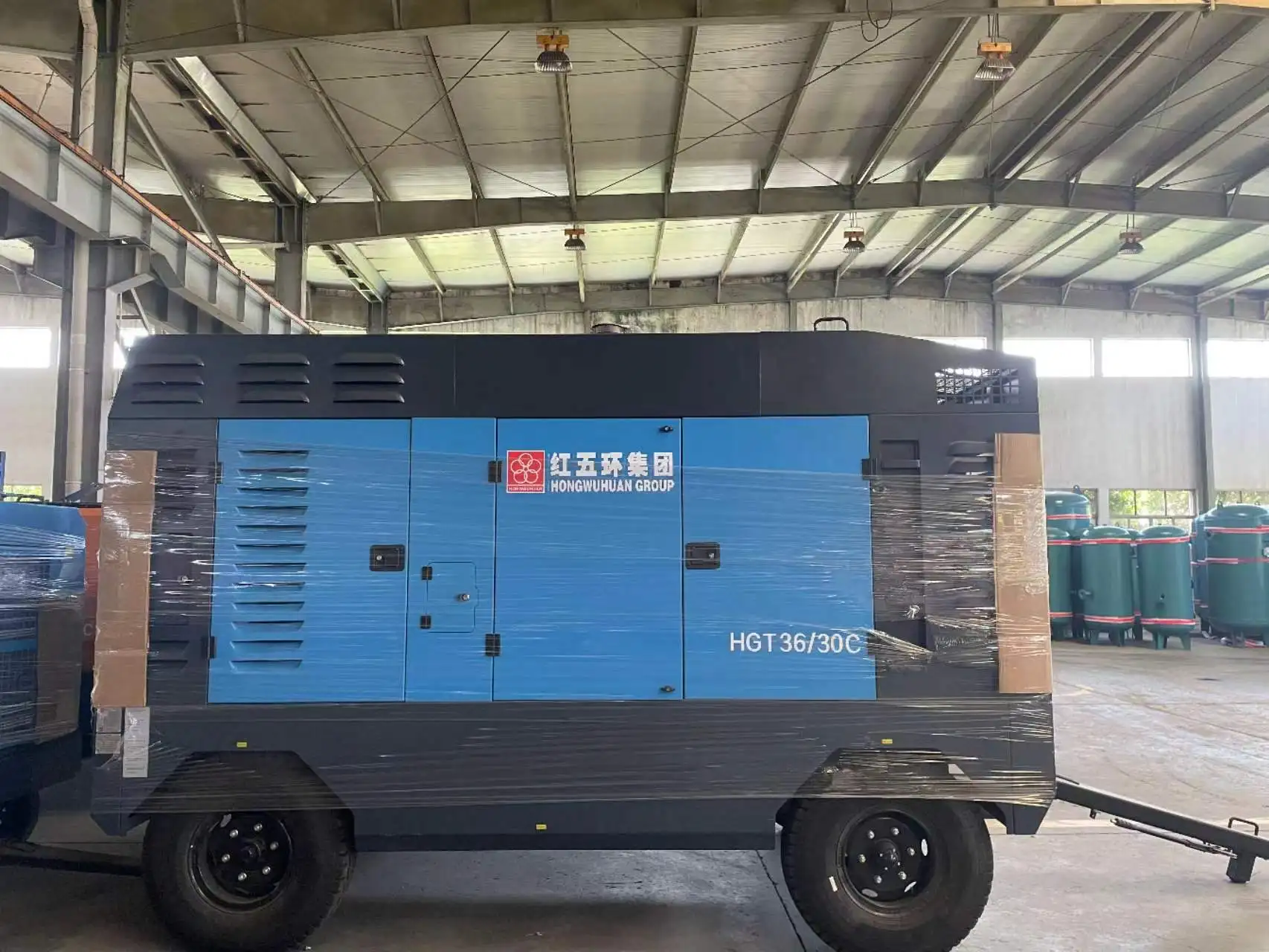 Hongwuhuan HGS36-30C Power Screw Type Fixed Air Compressor Sales Air Compressor Stationary 36 M3/min 30barfor drilling