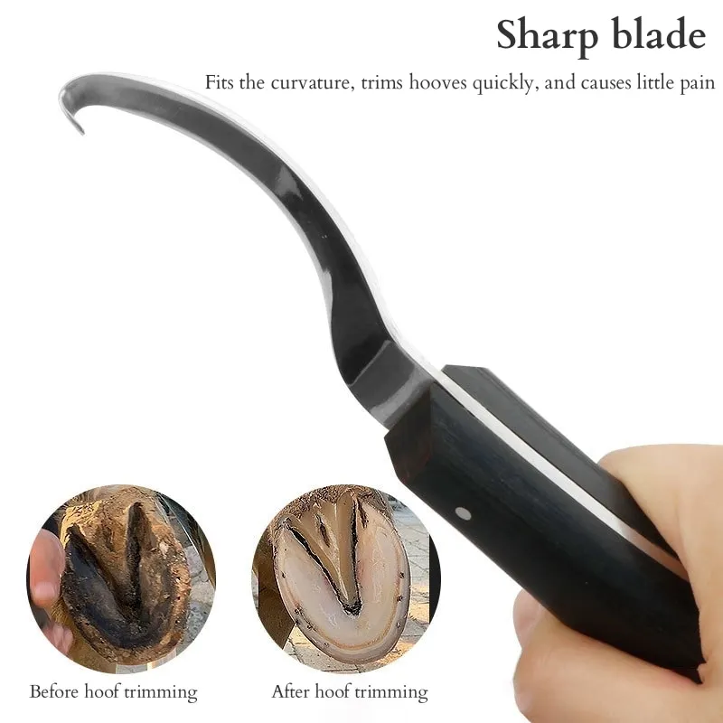 Professional hoof trimming knife