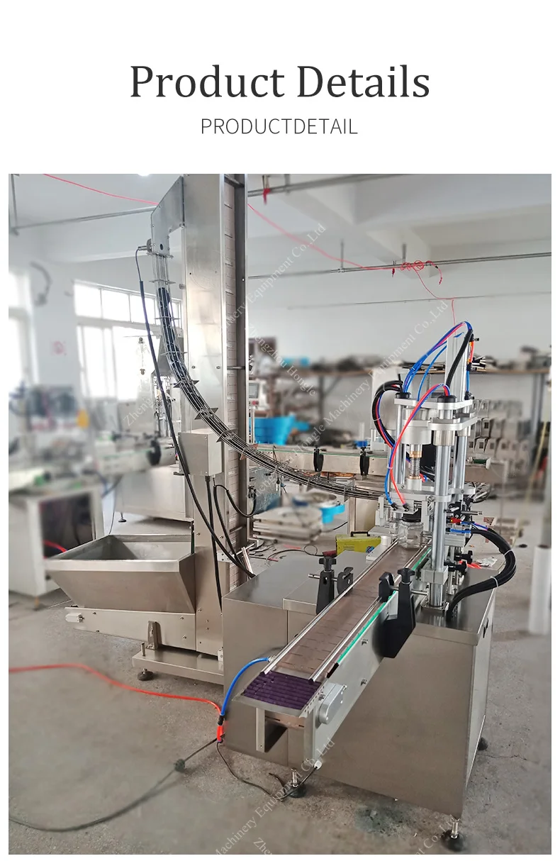 8 Automatic Glass Bottle Twist Off Capping Cap Sealing Machine Machinery to Close Glass Bottles With Aluminum Cap supplier