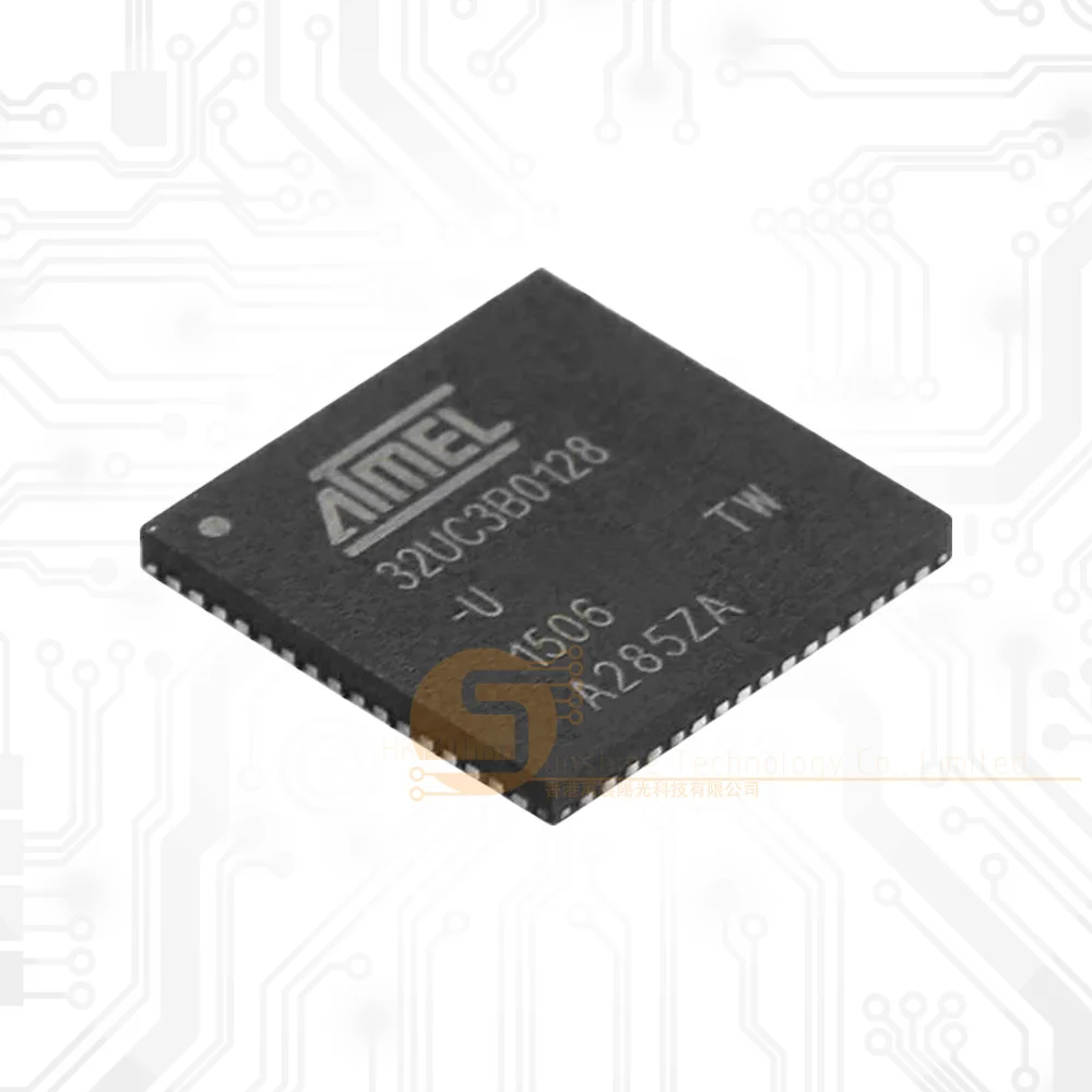 product at32uc3b0128 z2ut qfn64 32 bit mcu 128kb flash 60mhz for industrial iot-0