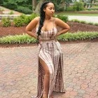 Snake Factory Wholesale Casual Printed Sleeveless Vest And Wide Leg Trousers Snake Print Set