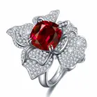 Ruby Factory Supply Attractive Price Ruby Gold Plated Adjustable Fine Gemstone Ring