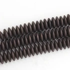 Black Hematite Natural 10mm Dish Gun Black Raw Hematite Stone For DIY Jewelry Making