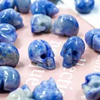 Stones Hot Sale Natural Gemstone Mini Skulls Folk Crafts Hand Carved Crystals Healing Stones