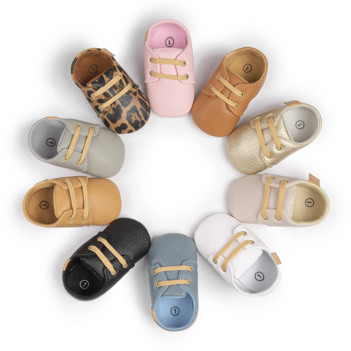 Designer Toddler Boy Shoes School Party Infant Newborn Prewalker Walking Baby Dress Shoes For Babies
