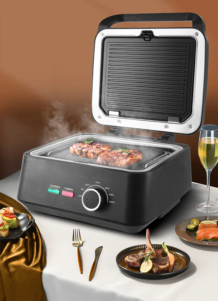 Home Steak Grill Steak Broiler Electric Oven Sandwich Contact Press