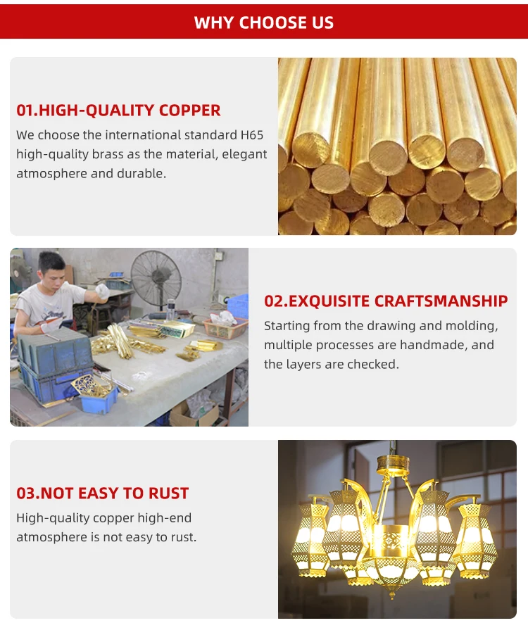 Copper Chandelier