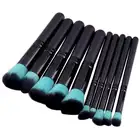 10pcs Face 10 Pack Pen Brushes Rose Gold Makeup Brush
