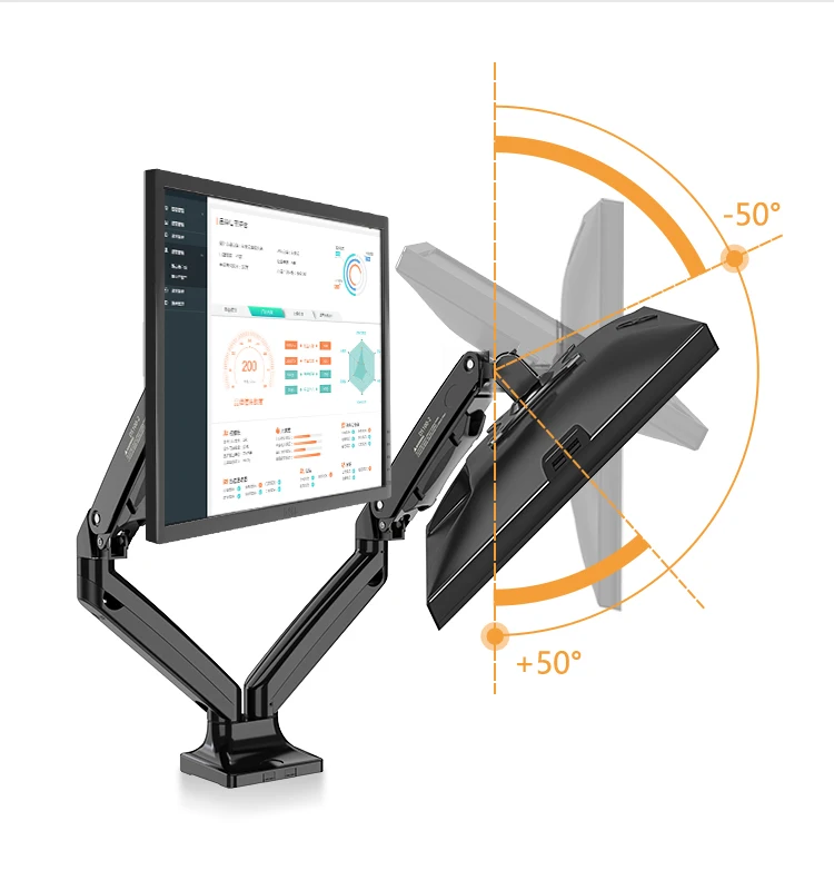 gas arm monitor mount