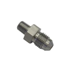 Fitting Racing Parts AN3 Flare Male To 1/16" 1/8" 1/4" NPT Male Adapter Stainless Steel Brake Line Union Hose Fitting