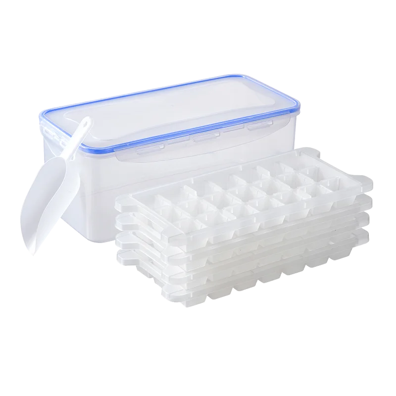 Silicone Ice Tray 72 Grid Food Safe Ice Cube Mold Large Capacity Ice