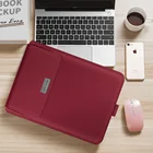 Laptop 4 In 1 PU Leather Laptop Sleeve Case With Stand Holder Bag For 13 14 15inch Computer Bag For Macbook