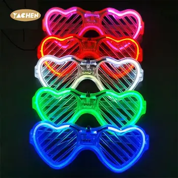 Yachen Party Novelties Glow In The Dark Toys Led Light Up Toys Led Party Glasses New Year Christmas Favor for Kids Adults