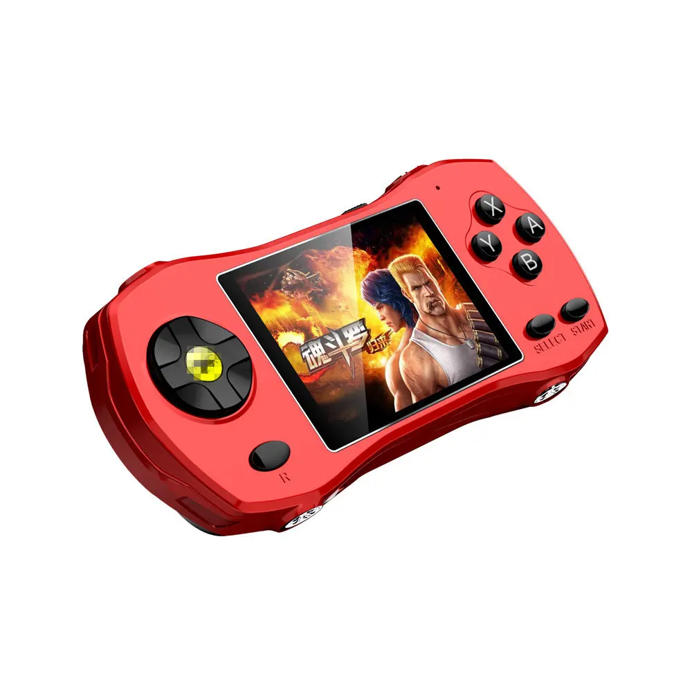 New racing car mini handheld game console retro nostalgic car model toy children's double 620 game console