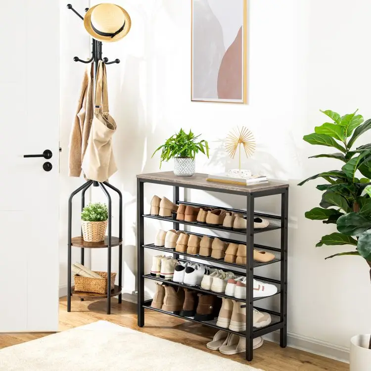 Wholesale Entryway Shoe Racks Hallway Shoe Storage Stand for Home Furniture Entry Hall Way Shoes Organizer