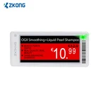 Lcd Esl Display Zkong BLE 5.0 2.13 Inch Electronic Shelf Label Pricer Retail Display Price Tags E Ink Lcd System