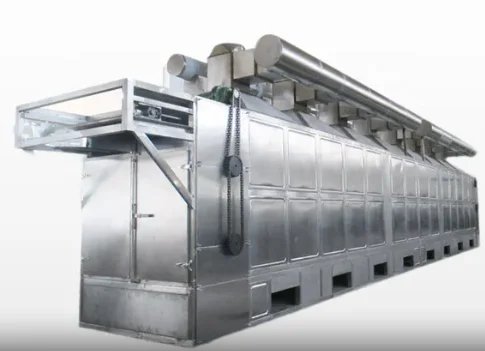 dehydrated vegetable Continuous belt Conveyor Tunnel drying machine