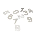Numbder Number RTS Satin Stainless Steel Numbder For House Popular Letter Anti-rust House Number