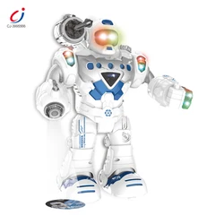 Chengji light electrical intelligent robot cartoon toy 2023 projection walking robot toys battery operated toy for kids child