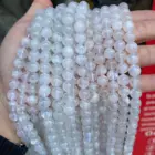 Beads Stone Blue Moonstone Gemstone Beads Loose Round Stone Strands For Jewelry Making