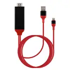 FARSINCE 8 Pin IOS Phone To HDMI Hdtv Screen Mirroring Cable Connect Phone To Tv Plug And Play