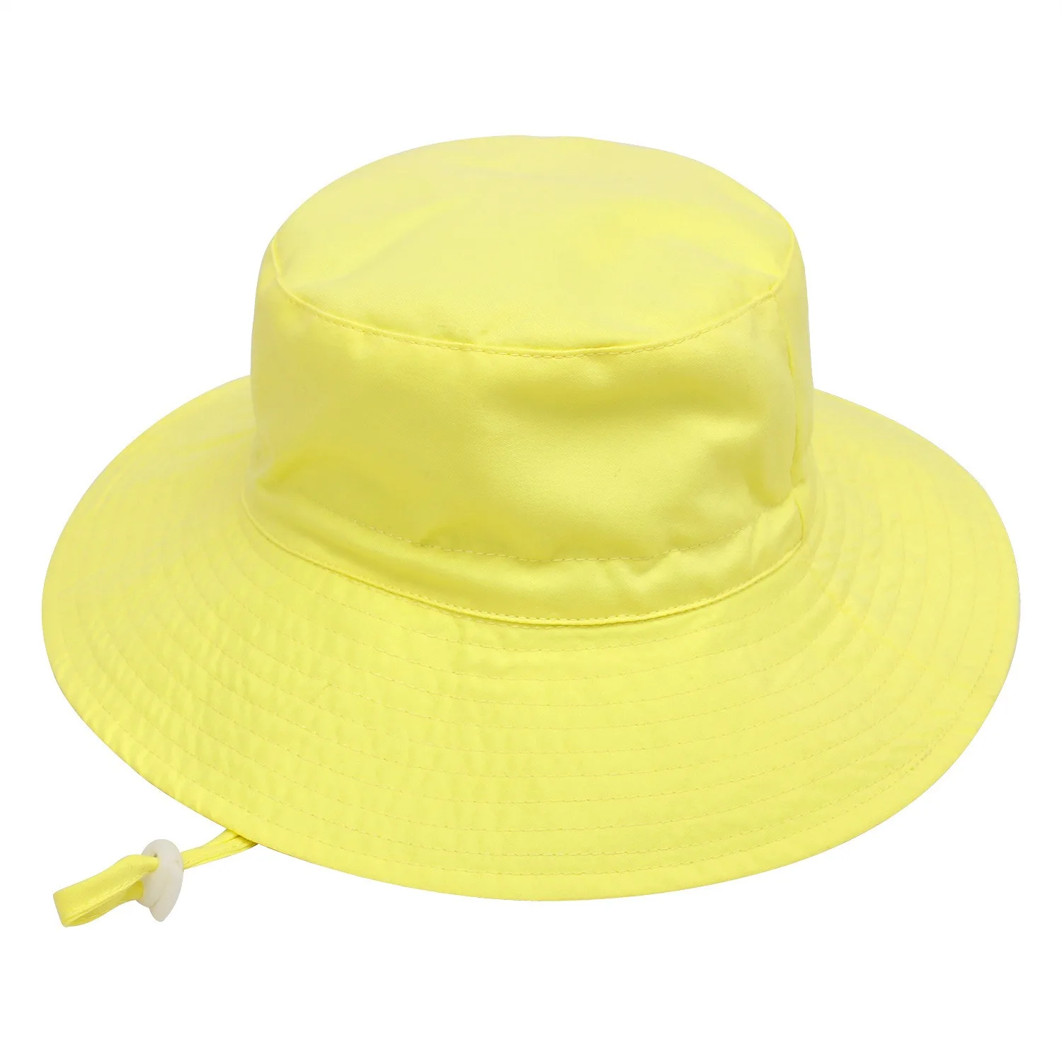 Wholesale plain printed children girl summer cotton custom baby logo sun hat cord blank school with strap kid bucket hat Wholesale plain printed children girl summer cotton custom baby logo sun hat cord blank school with strap kid bucket hat
