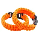 Paracord Bracelet Top Quality Survival Man Rope 550 Knife Fire Starter Compass Whistle Buckle Paracord Bracelet
